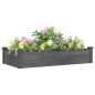 vidaXL Hochbeet mit Einsatz Grau 120x60x25 cm Massivholz Tanne vidaXL Hochbeet mit Einsatz Grau 120x60x25 cm Massivholz Tanne