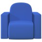 2-in-1 Kindersofa Blau Kunstleder 2-in-1 Kindersofa Blau Kunstleder