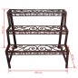 Esschert Design Blumenetagere Rechteckig BPH33 Esschert Design Blumenetagere Rechteckig BPH33