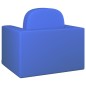 2-in-1 Kindersofa Blau Kunstleder 2-in-1 Kindersofa Blau Kunstleder
