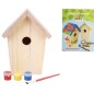 Esschert Design Vogelhaus zum Bemalen 14,8x11,7x20 cm KG145 Esschert Design Vogelhaus zum Bemalen 14,8x11,7x20 cm KG145