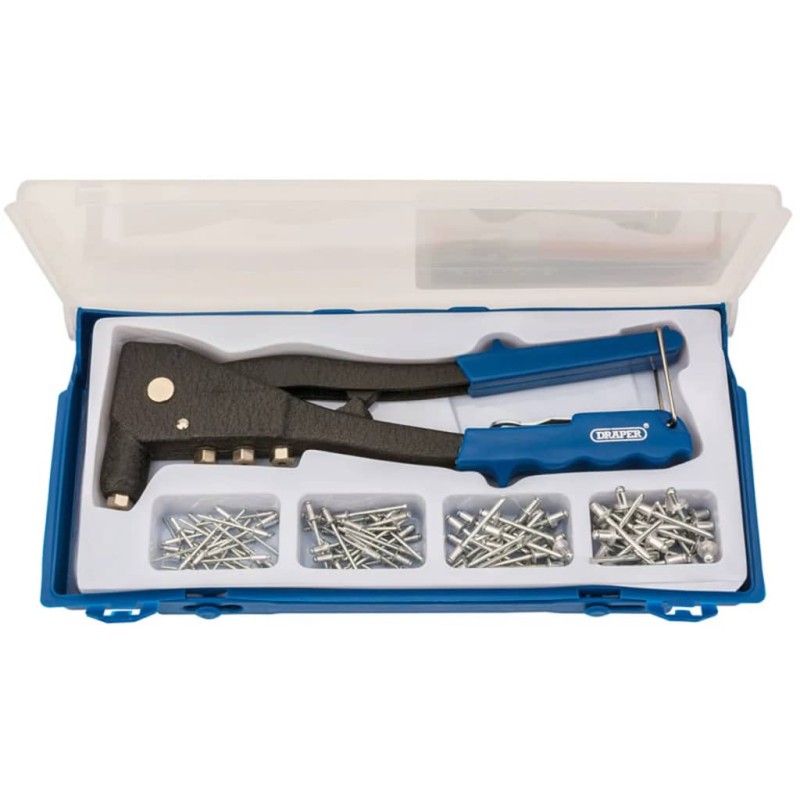 Draper Tools Nietpistolen-Set Blau 27843 Draper Tools Nietpistolen-Set Blau 27843