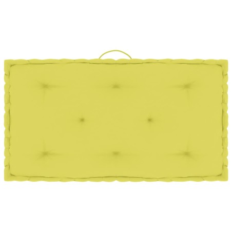 Paletten-Bodenkissen Apfelgrün 73x40x7 cm Baumwolle