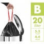 Hailo Tretmülleimer Oko Duo Plus Größe L 17L + 9L Weiß 0630-230 Hailo Tretmülleimer Oko Duo Plus Größe L 17L + 9L Weiß 0630-230