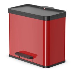 Hailo Tretmülleimer Oko Duo Plus Größe L 17L + 9L Rot 0630-240