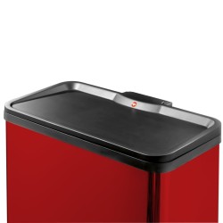 Hailo Tretmülleimer Oko Duo Plus Größe L 17L + 9L Rot 0630-240