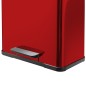Hailo Tretmülleimer Oko Duo Plus Größe L 17L + 9L Rot 0630-240 Hailo Tretmülleimer Oko Duo Plus Größe L 17L + 9L Rot 0630-240