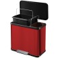 Hailo Tretmülleimer Oko Duo Plus Größe L 17L + 9L Rot 0630-240 Hailo Tretmülleimer Oko Duo Plus Größe L 17L + 9L Rot 0630-240