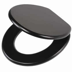 Tiger Toilettensitz Leatherlook MDF Schwarz 252540746
