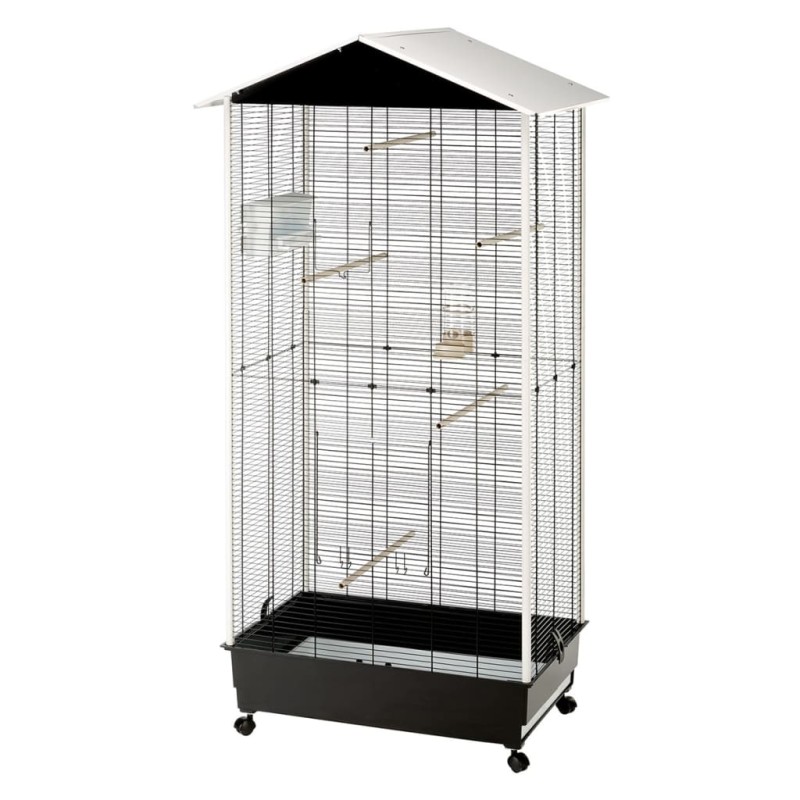 Ferplast Vogelkäfig und Vogelhaus mit Dach Nota Kunststoff 56115423 Ferplast Vogelkäfig und Vogelhaus mit Dach Nota Kunststoff 56115423