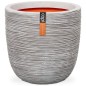 Capi Blumentopf Nature Rib Oval 54 x 52 cm Elfenbeinfarben KOFI935 Capi Blumentopf Nature Rib Oval 54 x 52 cm Elfenbeinfarben KOFI935
