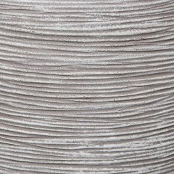 Capi Blumentopf Nature Rib Oval 54 x 52 cm Elfenbeinfarben KOFI935 