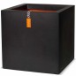 Capi Pflanzgefäß Urban Smooth Quadratisch 40x40x40 cm Schwarz KBL903 Capi Pflanzgefäß Urban Smooth Quadratisch 40x40x40 cm Schwarz KBL903