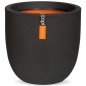 Capi Ovales Pflanzgefäß Urban Smooth 35x34 cm Schwarz KBL932 Capi Ovales Pflanzgefäß Urban Smooth 35x34 cm Schwarz KBL932