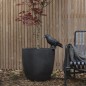Capi Ovales Pflanzgefäß Urban Smooth 35x34 cm Schwarz KBL932 Capi Ovales Pflanzgefäß Urban Smooth 35x34 cm Schwarz KBL932