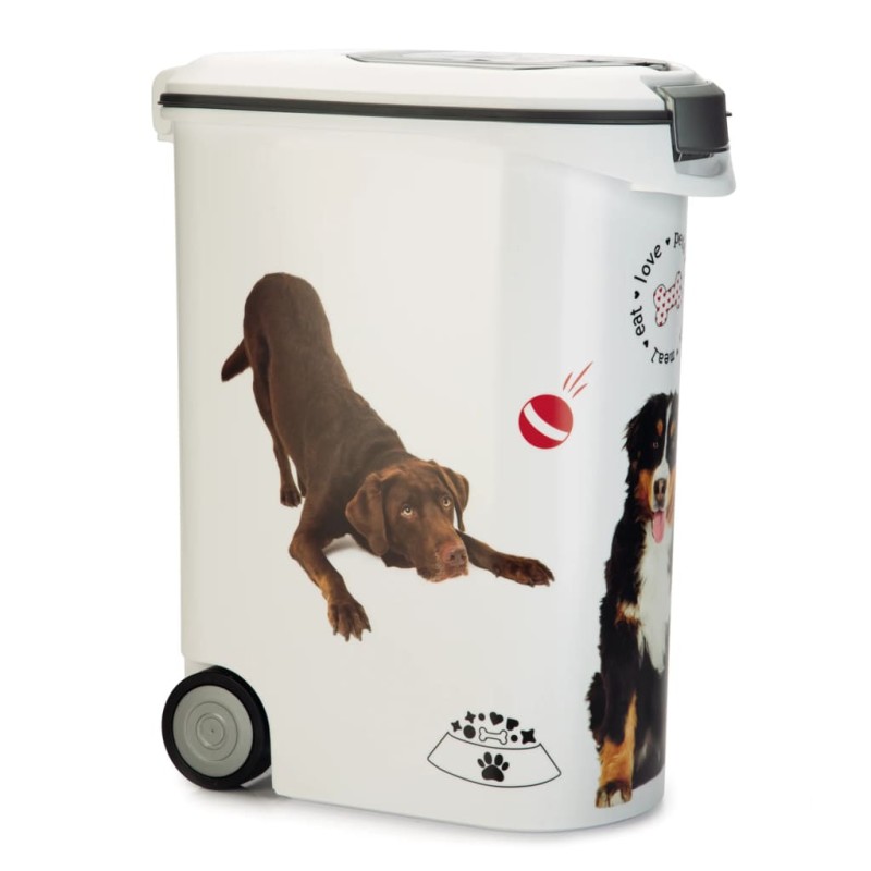 Curver Tierfutterbehälter mit Rollen Hund 54 L Curver Tierfutterbehälter mit Rollen Hund 54 L