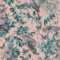 DUTCH WALLCOVERINGS Tapete Blatt- und Vogel-Motiv Grün und Rosa DUTCH WALLCOVERINGS Tapete Blatt- und Vogel-Motiv Grün und Rosa