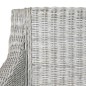 vidaXL Esszimmerstuhl mit Kissen Grau Natur Rattan vidaXL Esszimmerstuhl mit Kissen Grau Natur Rattan