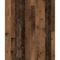 FMD Beistelltisch mit Tür 88,5 cm Antik-Stil Dunkelbraun FMD Beistelltisch mit Tür 88,5 cm Antik-Stil Dunkelbraun