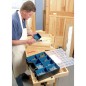 Draper Tools Sortimentskasten mit 8 Fächern 41,5×33×11 cm Schwarz Draper Tools Sortimentskasten mit 8 Fächern 41,5×33×11 cm Schwarz