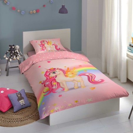 Good Morning Kinder Bettwäsche-Set Little  140×200/220 cm