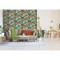 DUTCH WALLCOVERINGS Tapete Fisch/Blume Blau DUTCH WALLCOVERINGS Tapete Fisch/Blume Blau