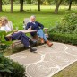 Esschert Design Outdoor-Teppich 240x150 cm Jahresringe Esschert Design Outdoor-Teppich 240x150 cm Jahresringe