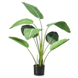 Emerald Kunstpflanze Strelitzie im Topf 120 cm Grün 