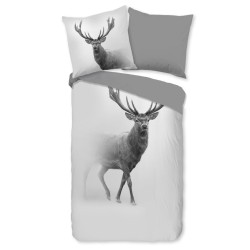 Pure Bettwäsche-Set GREY DEER 135x200 cm