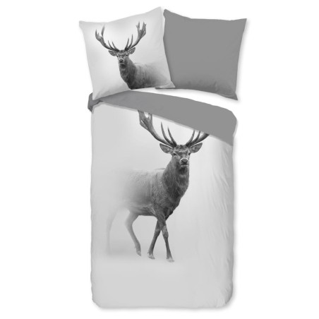 Pure Bettwäsche-Set GREY DEER 135x200 cm