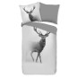 Pure Bettwäsche-Set GREY DEER 135x200 cm Pure Bettwäsche-Set GREY DEER 135x200 cm