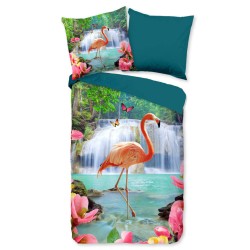 Pure Bettwäsche-Set FLAMINGO 135x200 cm