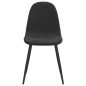 Esszimmerstühle 2 Stk. Schwarz Samt Esszimmerstühle 2 Stk. Schwarz Samt