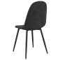 Esszimmerstühle 2 Stk. Schwarz Samt Esszimmerstühle 2 Stk. Schwarz Samt