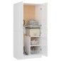 vidaXL Kleiderschrank Hochglanz-Weiß 82,5x51,5x180 cm Holzwerkstoff vidaXL Kleiderschrank Hochglanz-Weiß 82,5x51,5x180 cm Holzwerkstoff