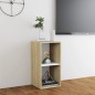 vidaXL TV-Schrank Weiß Sonoma-Eiche 72x35x36,5 cm Holzwerkstoff vidaXL TV-Schrank Weiß Sonoma-Eiche 72x35x36,5 cm Holzwerkstoff