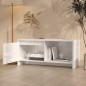 vidaXL TV-Schrank Hochglanz-Weiß 90x35x40 cm Holzwerkstoff vidaXL TV-Schrank Hochglanz-Weiß 90x35x40 cm Holzwerkstoff
