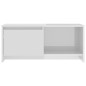 vidaXL TV-Schrank Hochglanz-Weiß 90x35x40 cm Holzwerkstoff vidaXL TV-Schrank Hochglanz-Weiß 90x35x40 cm Holzwerkstoff