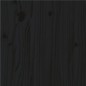 vidaXL Massivholzbett Schwarz 135x190 cm vidaXL Massivholzbett Schwarz 135x190 cm