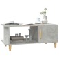 vidaXL Couchtisch Betongrau 90x50x40 cm Holzwerkstoff vidaXL Couchtisch Betongrau 90x50x40 cm Holzwerkstoff