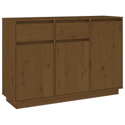 vidaXL Sideboard Honigbraun 110x34x75 cm Massivholz Kiefer