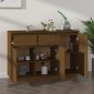 vidaXL Sideboard Honigbraun 110x34x75 cm Massivholz Kiefer vidaXL Sideboard Honigbraun 110x34x75 cm Massivholz Kiefer