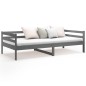 vidaXL Tagesbett Grau 90x190 cm Massivholz Kiefer vidaXL Tagesbett Grau 90x190 cm Massivholz Kiefer