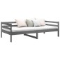 vidaXL Tagesbett Grau 90x190 cm Massivholz Kiefer vidaXL Tagesbett Grau 90x190 cm Massivholz Kiefer
