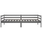 vidaXL Tagesbett Grau 90x190 cm Massivholz Kiefer vidaXL Tagesbett Grau 90x190 cm Massivholz Kiefer