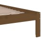 vidaXL Massivholzbett Honigbraun 135x190 cm vidaXL Massivholzbett Honigbraun 135x190 cm