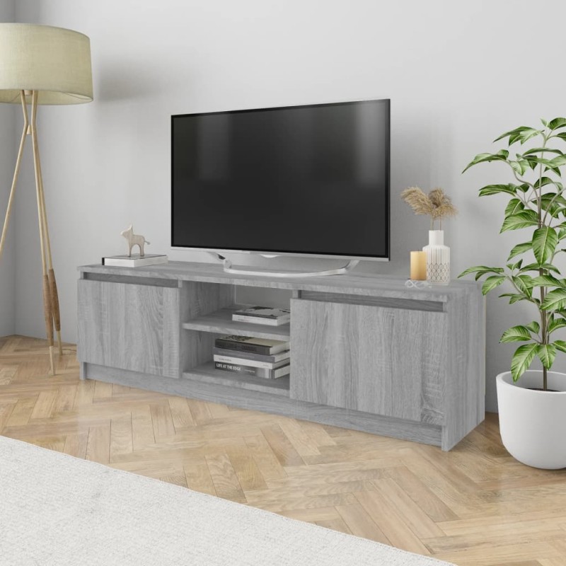 vidaXL TV-Schrank Grau Sonoma 120×30×35,5 cm Holzwerkstoff vidaXL TV-Schrank Grau Sonoma 120×30×35,5 cm Holzwerkstoff