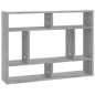 vidaXL Wandregal Grau Sonoma 75x16x55 cm Holzwerkstoff vidaXL Wandregal Grau Sonoma 75x16x55 cm Holzwerkstoff