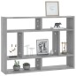 vidaXL Wandregal Grau Sonoma 75x16x55 cm Holzwerkstoff vidaXL Wandregal Grau Sonoma 75x16x55 cm Holzwerkstoff