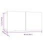 vidaXL TV-Wandschrank Braun Eiche 60x30x30 cm Holzwerkstoff vidaXL TV-Wandschrank Braun Eiche 60x30x30 cm Holzwerkstoff